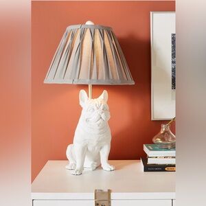 Anthropologie Home Frank the Frenchie lamp